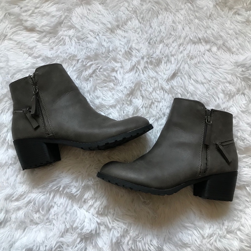 Gray Booties